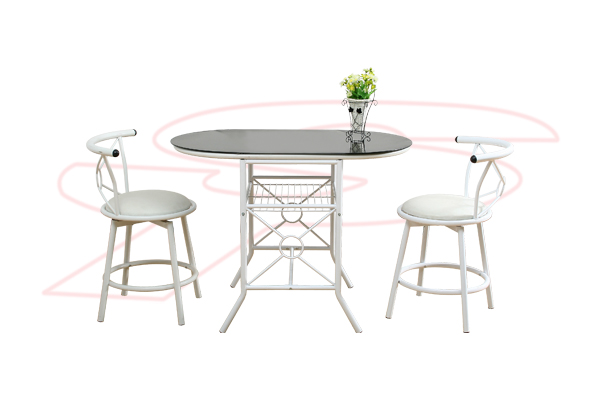 BAR TABLE AND CHAIRS